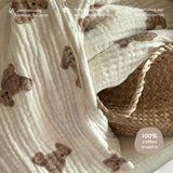 Muslin swaddle bear