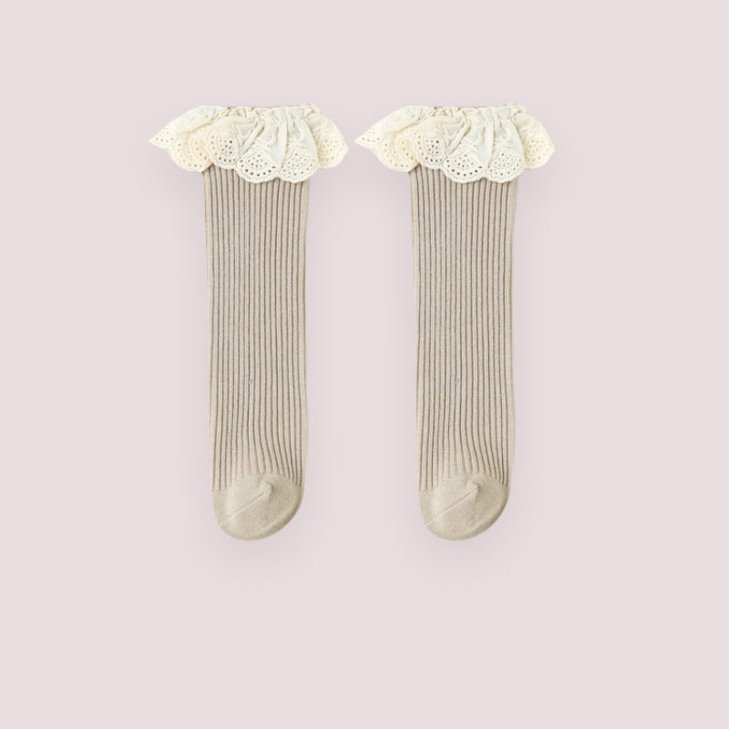 BABY SOCKS - Alice High Knee Knit Socks