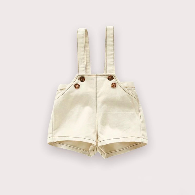 Kyra denim overall set