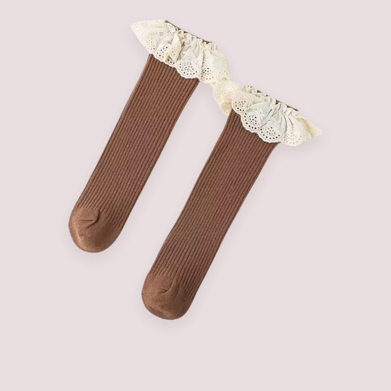 BABY SOCKS - Alice High Knee Knit Socks